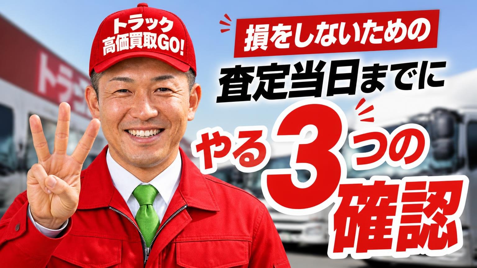 損をしないための、査定当日までにやる3つの確認