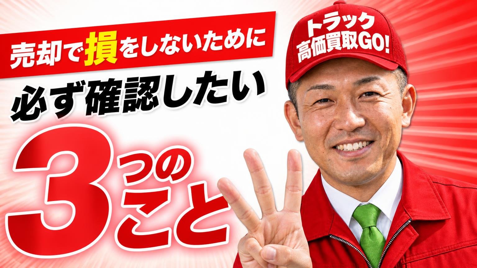 売却で損をしないために、必ず確認したい3つのこと