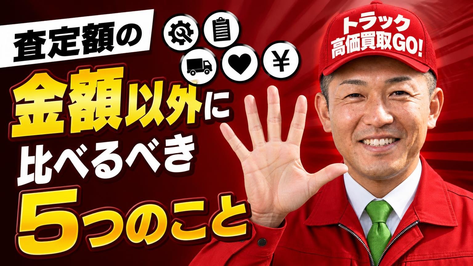 査定額の「金額」以外に、比べるべき5つのこと