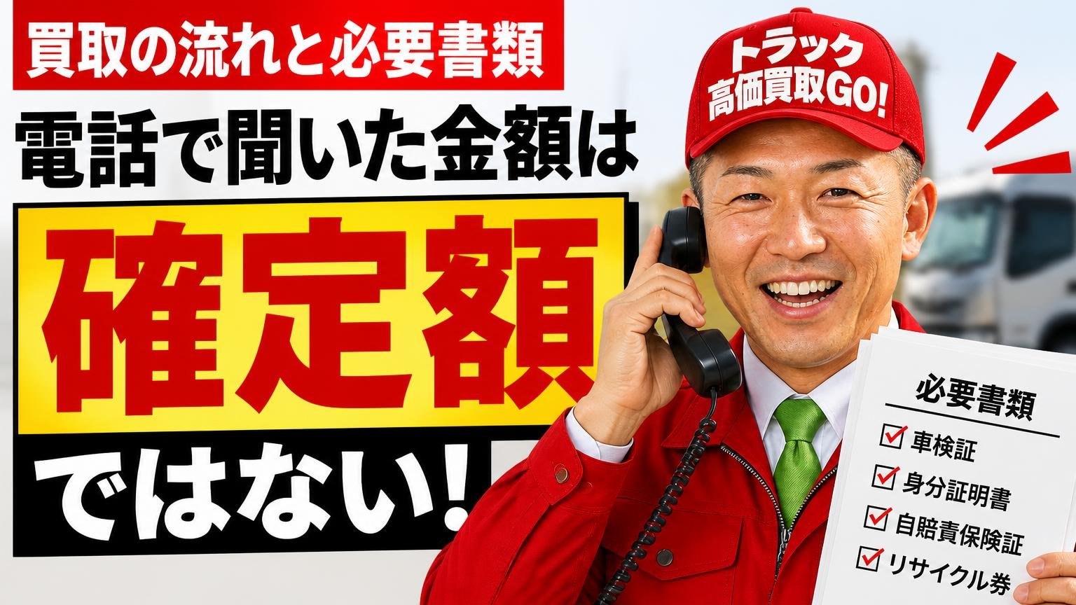 買取の流れと必要書類|電話で聞いた金額は「確定額」ではない