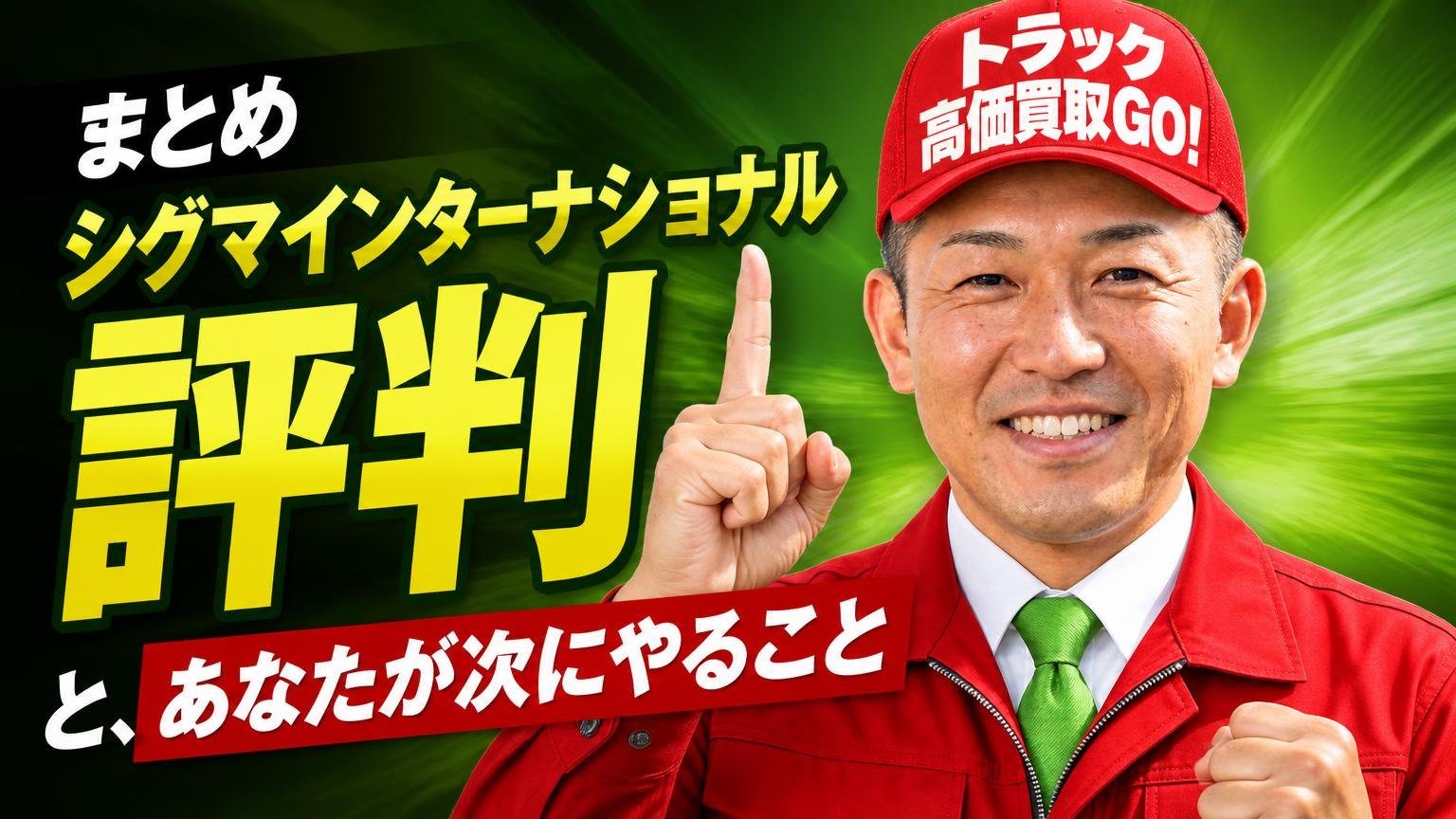 まとめ:シグマインターナショナルの評判と、あなたが次にやること