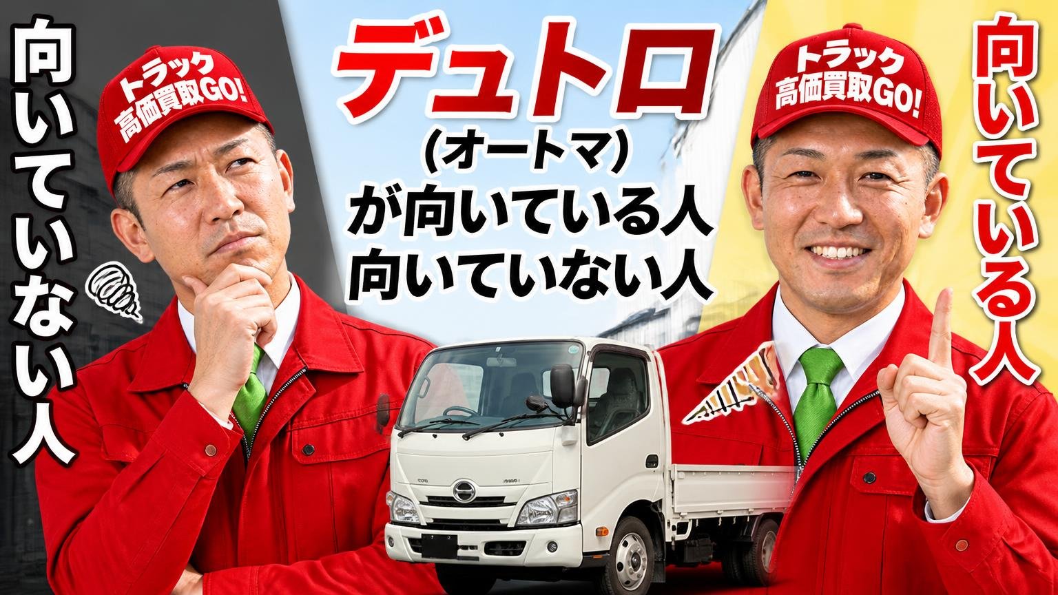 デュトロ(オートマ)が向いている人・向いていない人