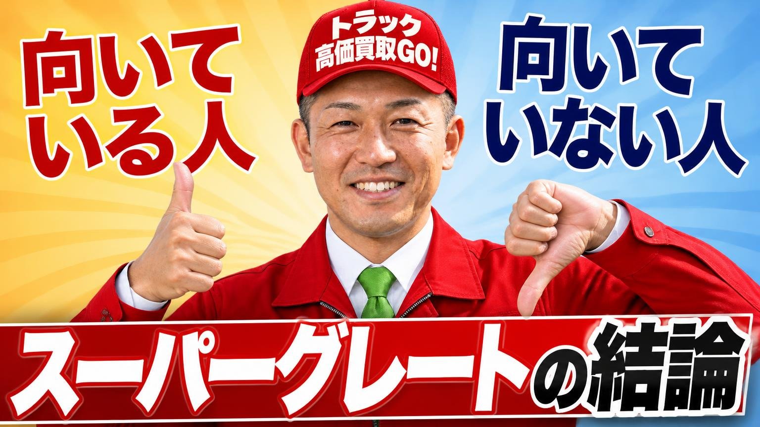 結論:スーパーグレートが向いている人・向いていない人