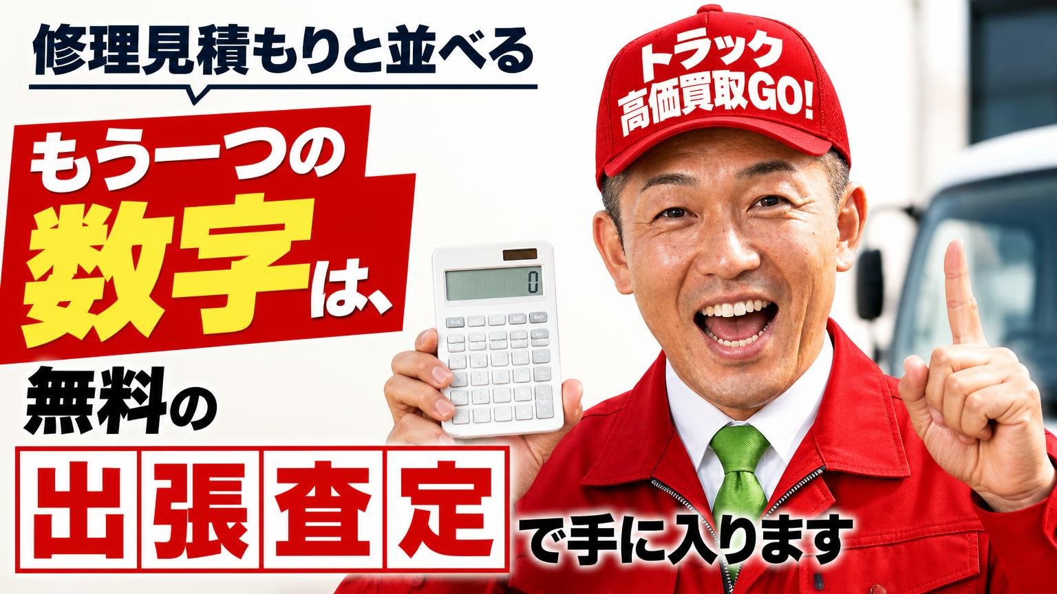 修理見積もりと並べる"もう一つの数字"は、無料の出張査定で手に入ります