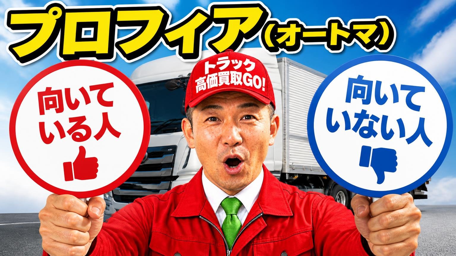 プロフィア(オートマ)が向いている人・向いていない人