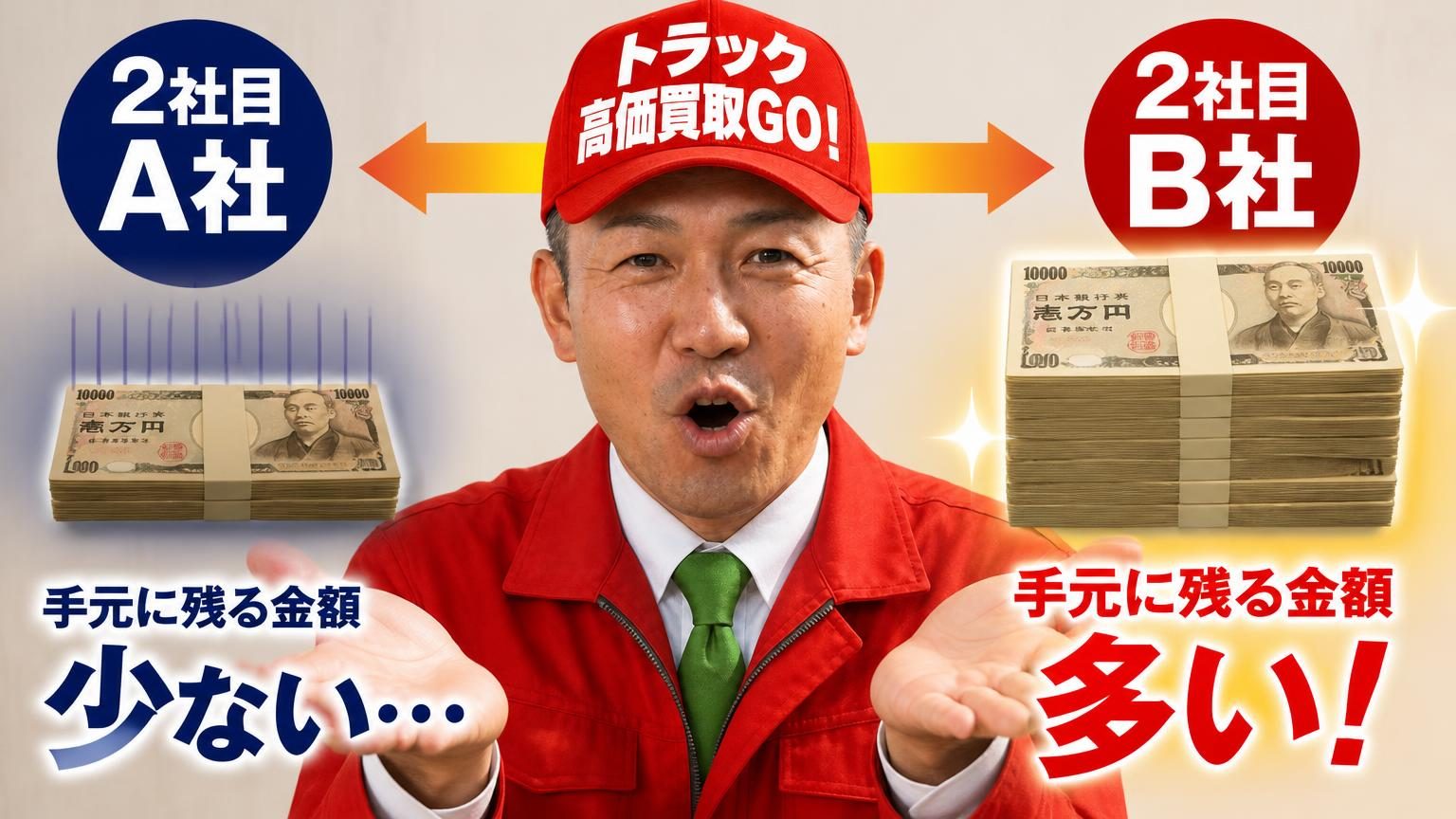 豊和と比べる「2社目」をどこにするかで、手元に残る金額が変わる