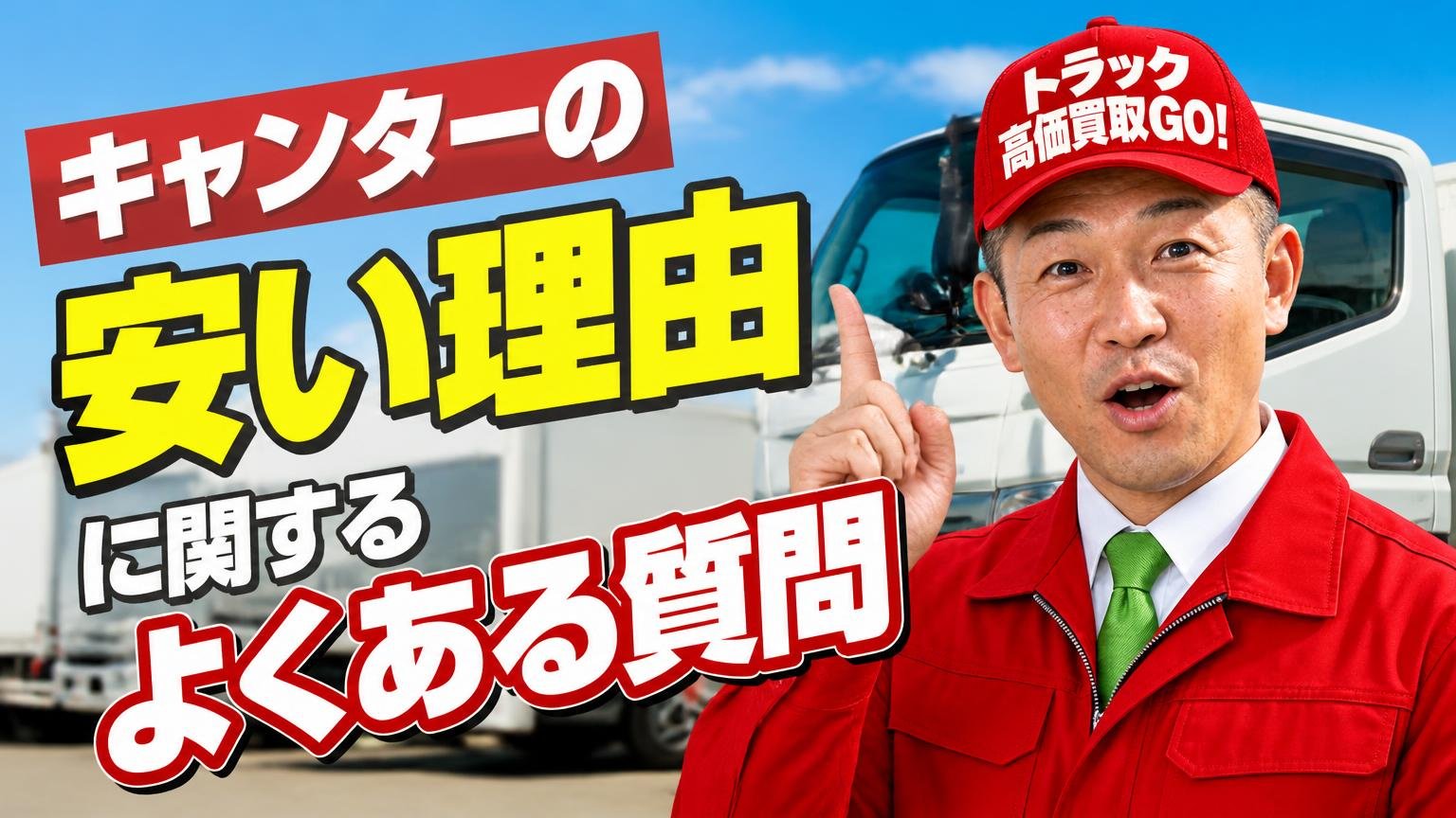 キャンターの「安い理由」に関するよくある質問