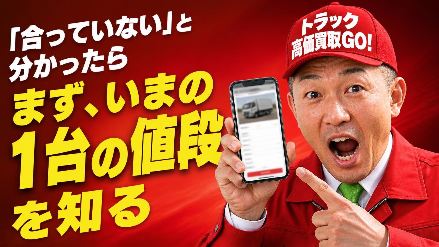 「合っていない」と分かったら|まず、いまの1台の値段を知る