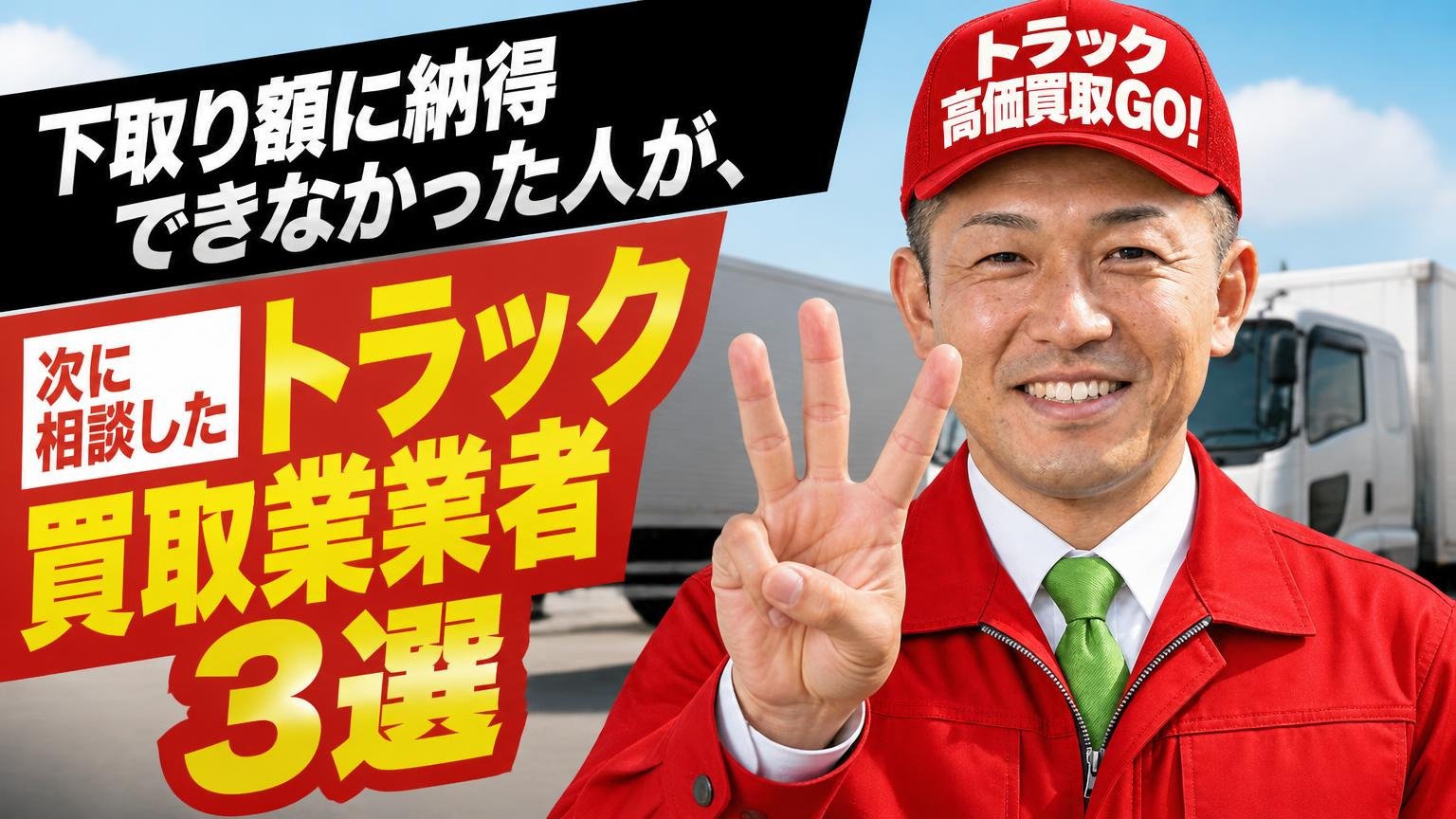 下取り額に納得できなかった人が、次に相談したトラック買取業者3選