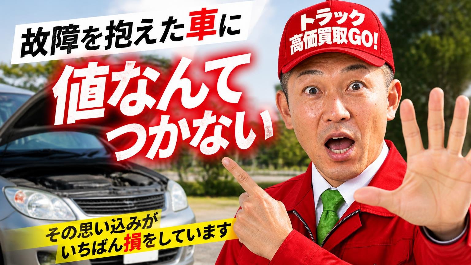 「故障を抱えた車に値なんてつかない」——その思い込みがいちばん損をしています