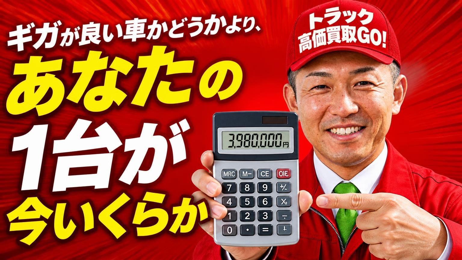 まとめ:ギガが良い車かどうかより、あなたの1台が今いくらか