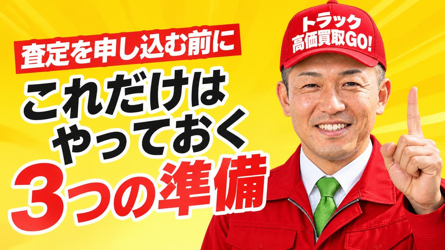 査定を申し込む前に、これだけはやっておく3つの準備