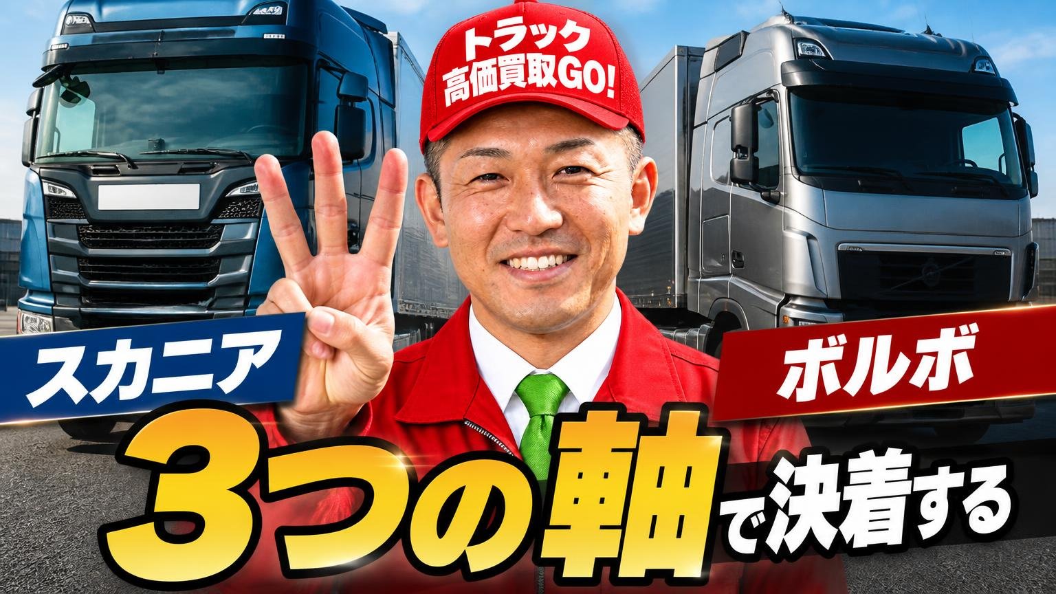 まとめ|スカニアとボルボの比較は「3つの軸」で決着する