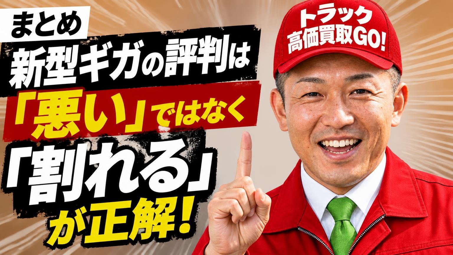 まとめ|新型ギガの評判は「悪い」ではなく「割れる」が正解