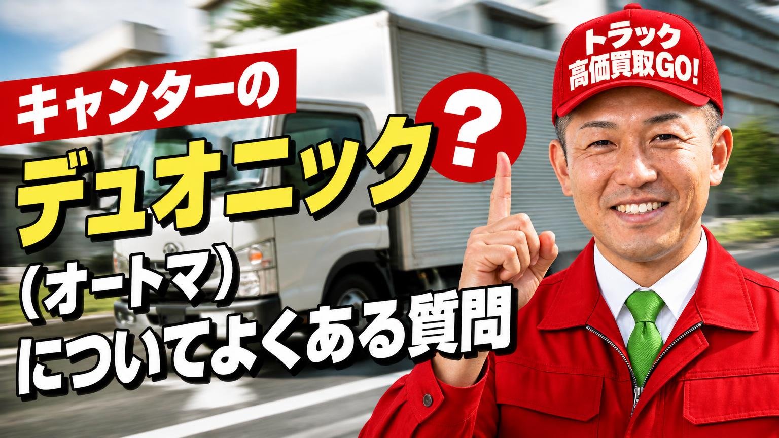 キャンターのデュオニック(オートマ)についてよくある質問