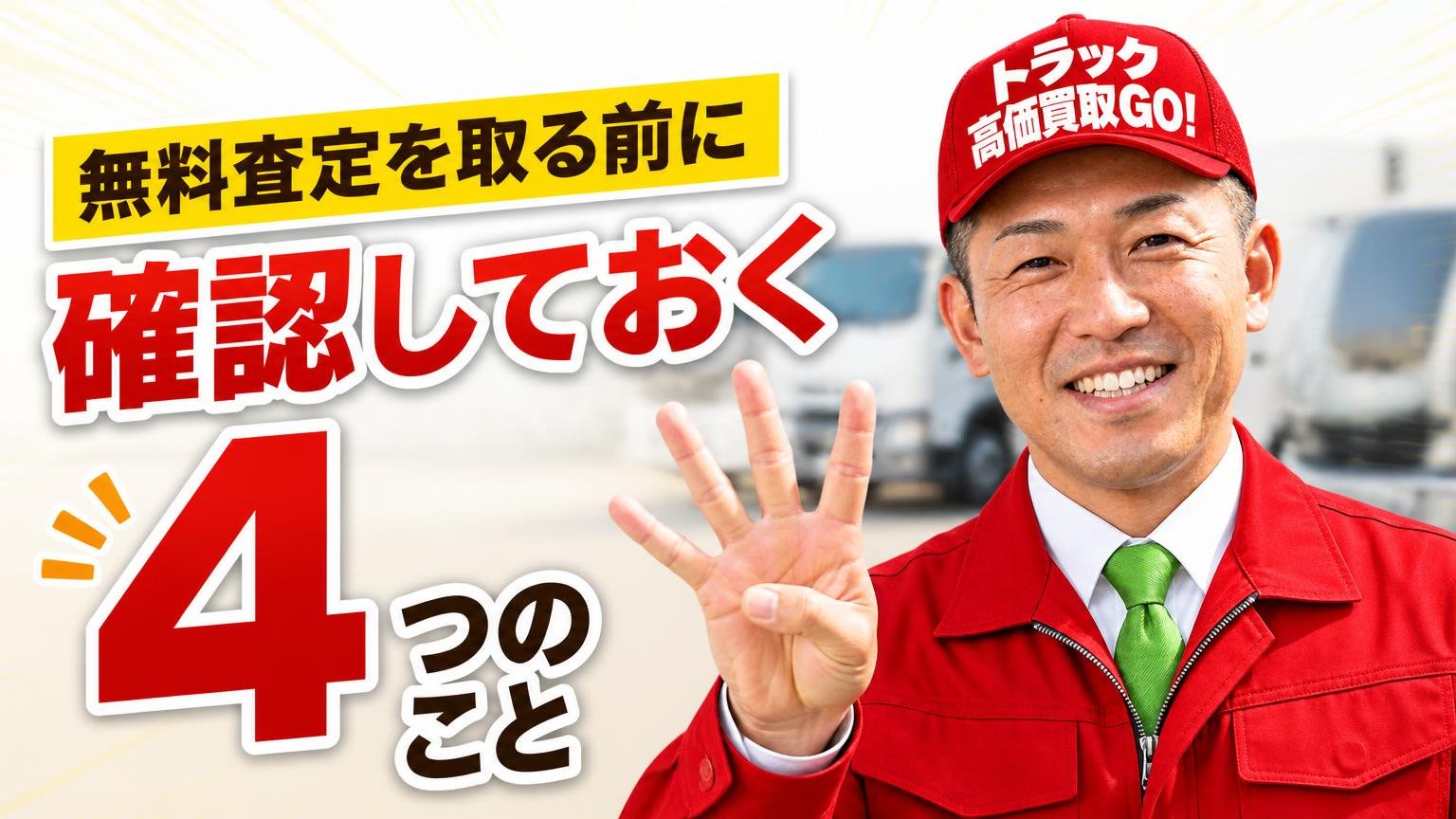 無料査定を取る前に確認しておく4つのこと