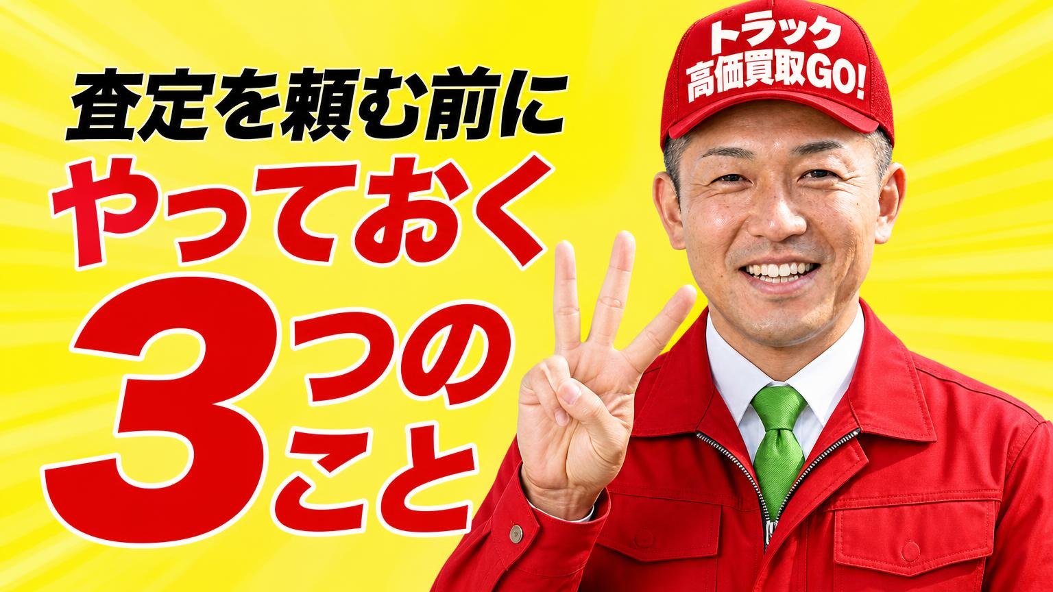 査定を頼む前にやっておく3つのこと