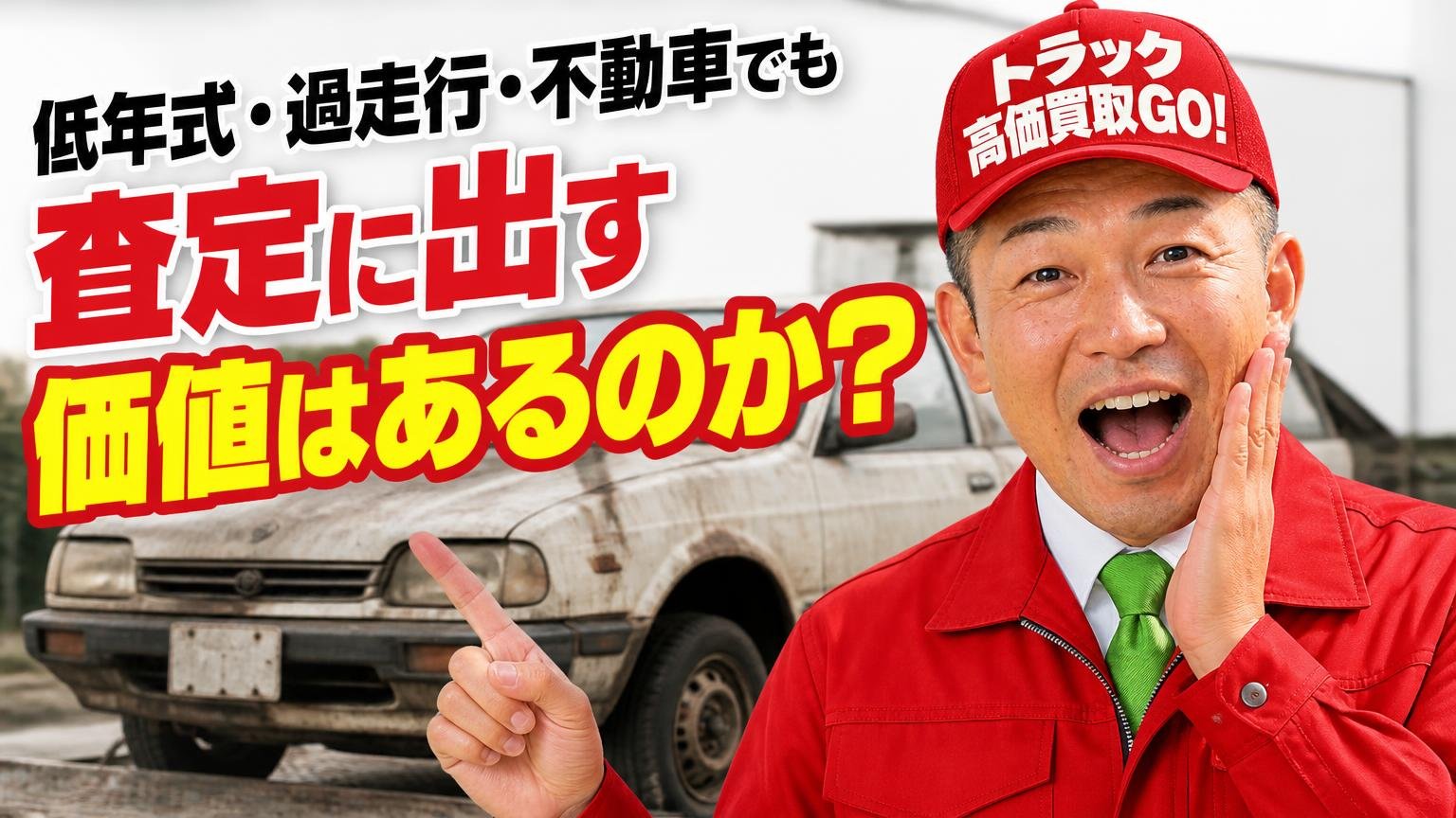 低年式・過走行・不動車でも、査定に出す価値はあるのか