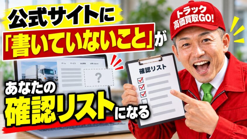 公式サイトに「書いていないこと」が、あなたの確認リストになる
