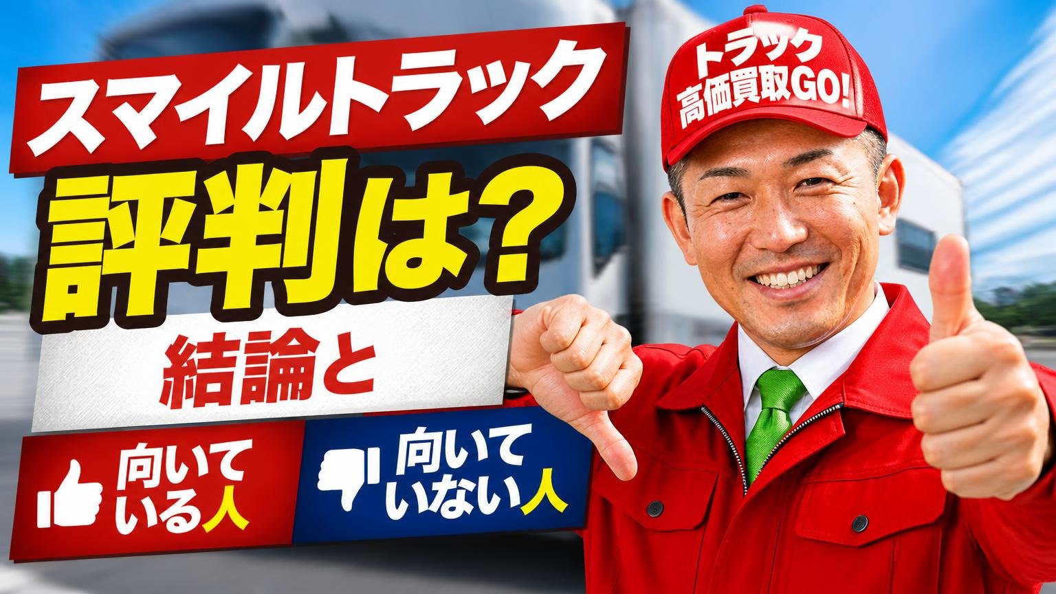 スマイルトラックの評判は?結論と、向いている人・向いていない人