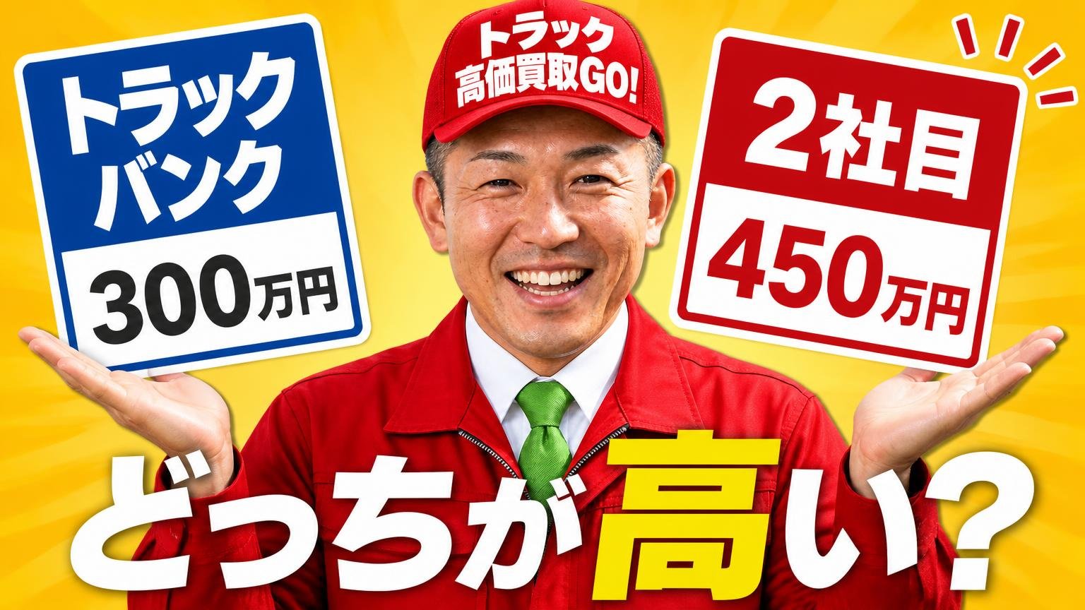 まとめ:トラックバンクの評判より、隣に並べる2社目のほうが金額を変える