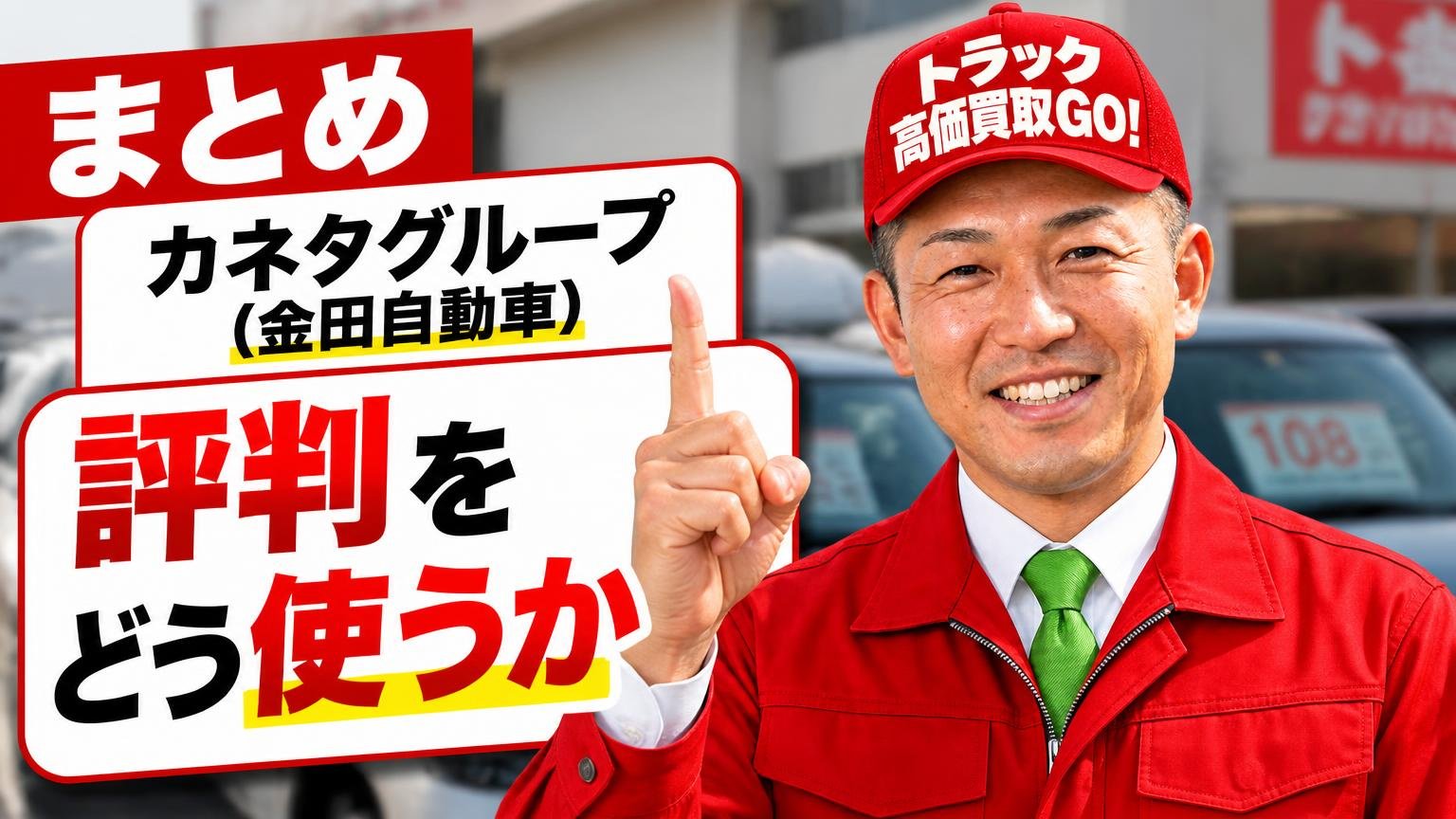まとめ｜カネタグループ(金田自動車)の評判をどう使うか