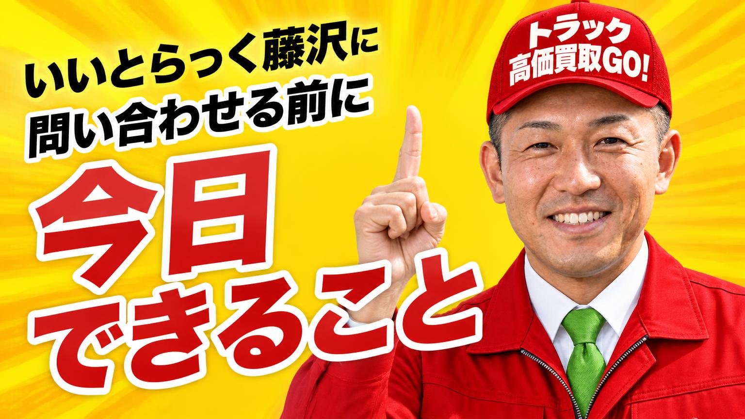 いいとらっく藤沢に問い合わせる前に、今日できること