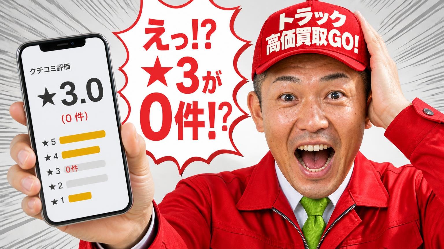 Googleの★3.0を開けてみる|★3が0件という異常な内訳