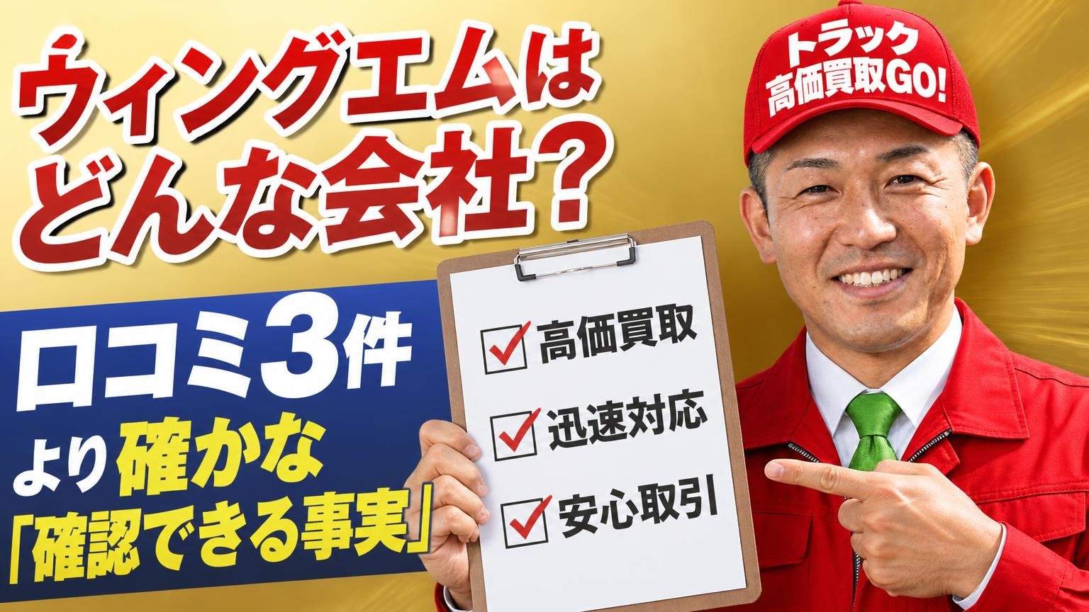 ウィングエムはどんな会社?口コミ3件より確かな「確認できる事実」