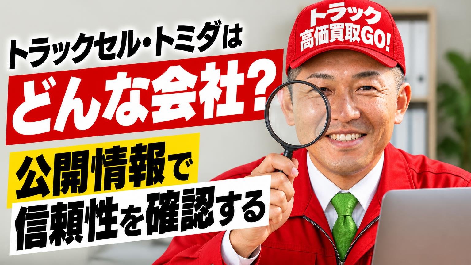 トラックセル・トミダはどんな会社？公開情報で信頼性を確認する