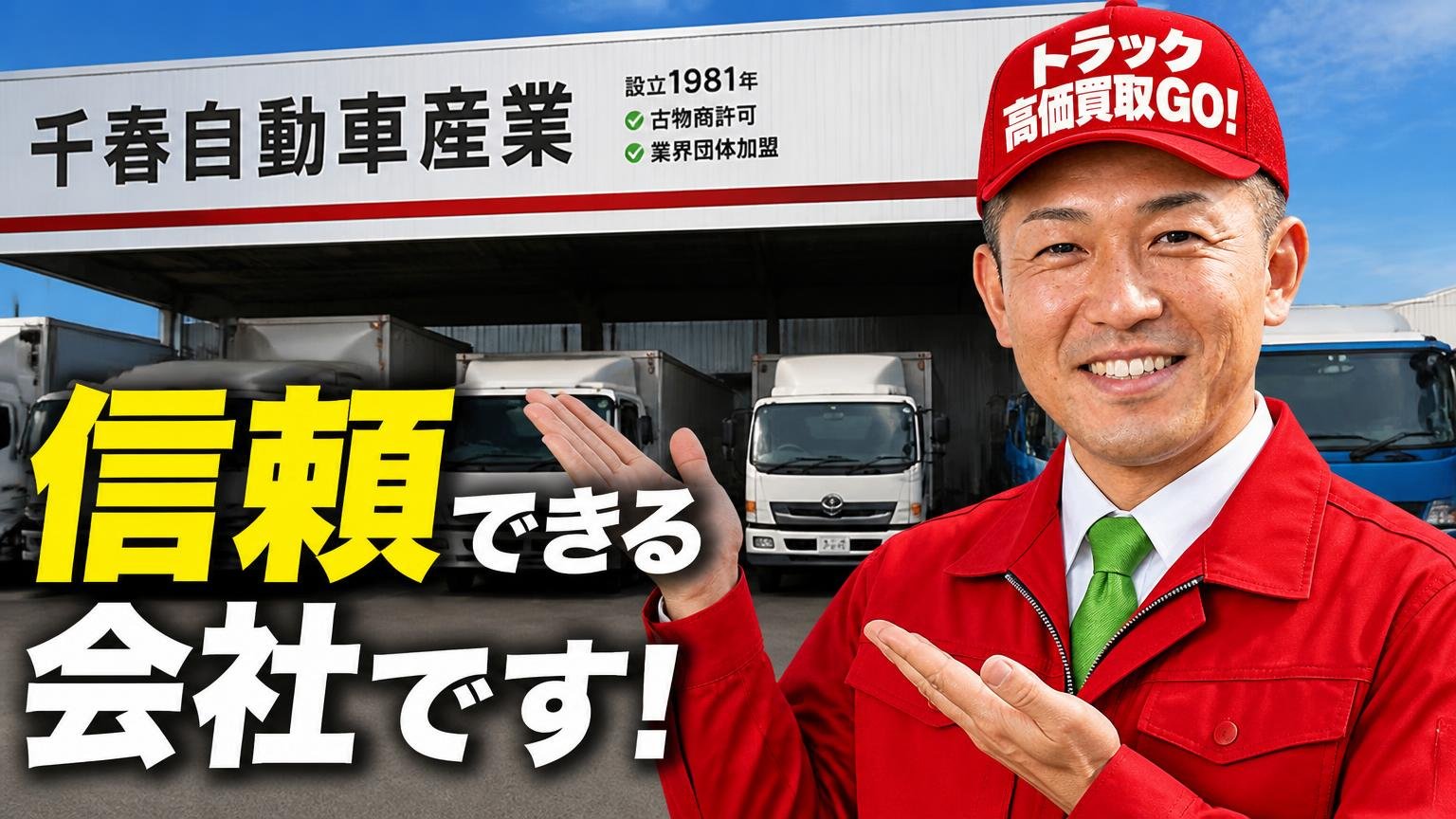 千春自動車産業はどんな会社?設立1981年・古物商許可・業界団体加盟で「実在性」は確認できる