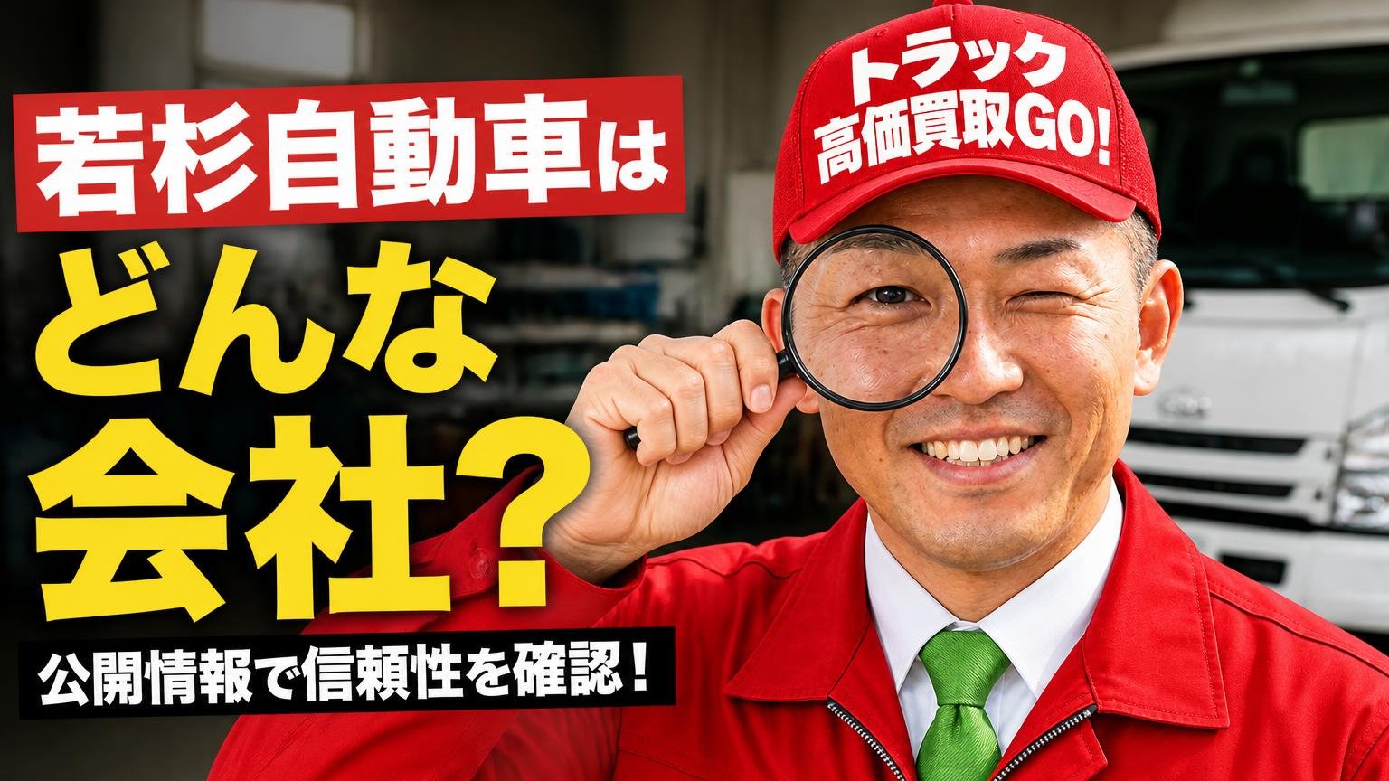 若杉自動車はどんな会社?公開情報で信頼性を確認する