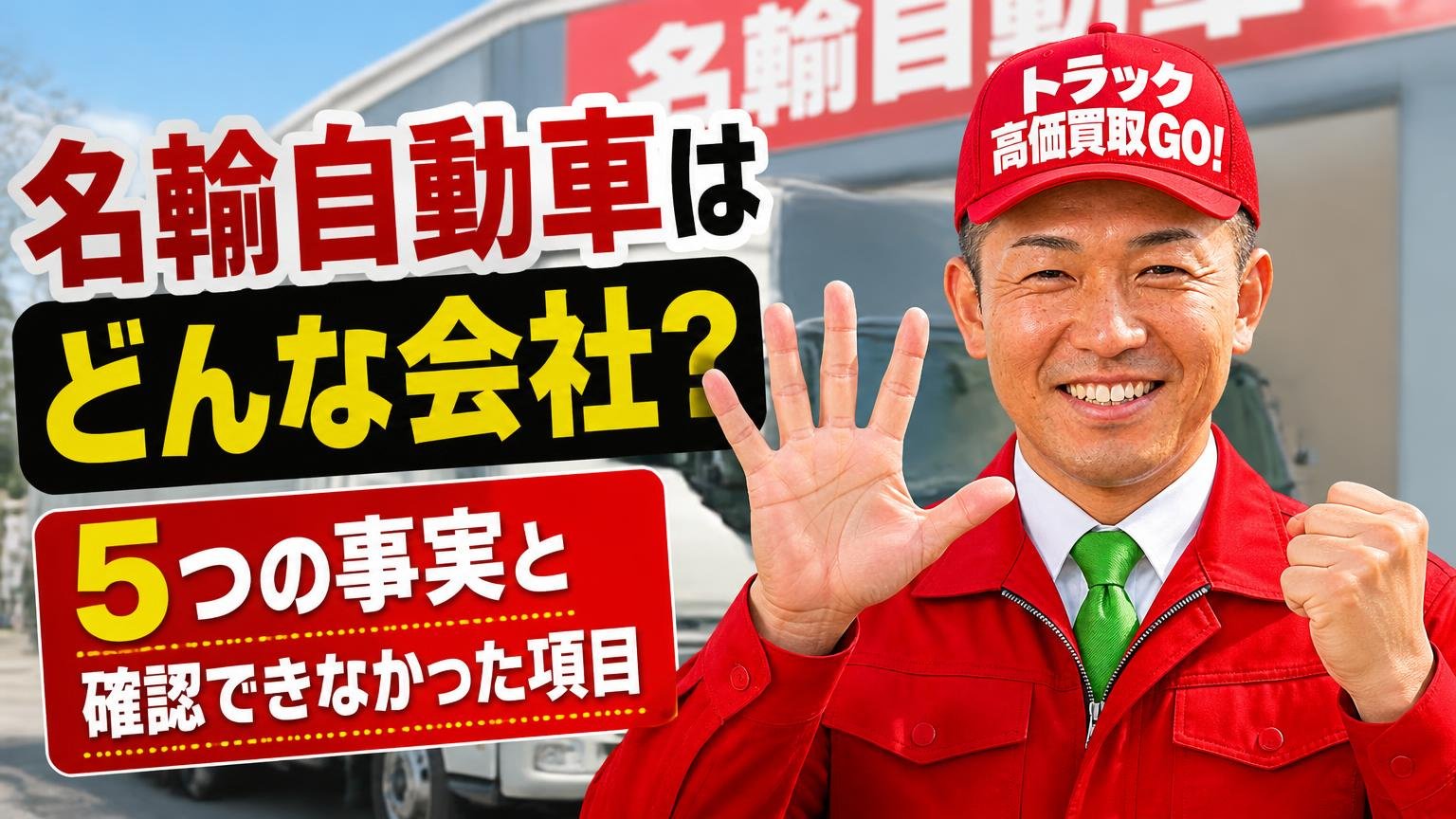 名輸自動車はどんな会社か｜公式サイトと第三者の掲載で確認できた5つの事実と確認できなかった項目