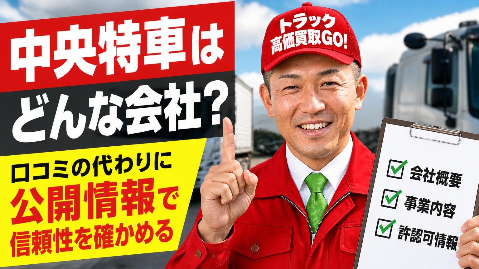 中央特車はどんな会社？口コミの代わりに公開情報で信頼性を確かめる