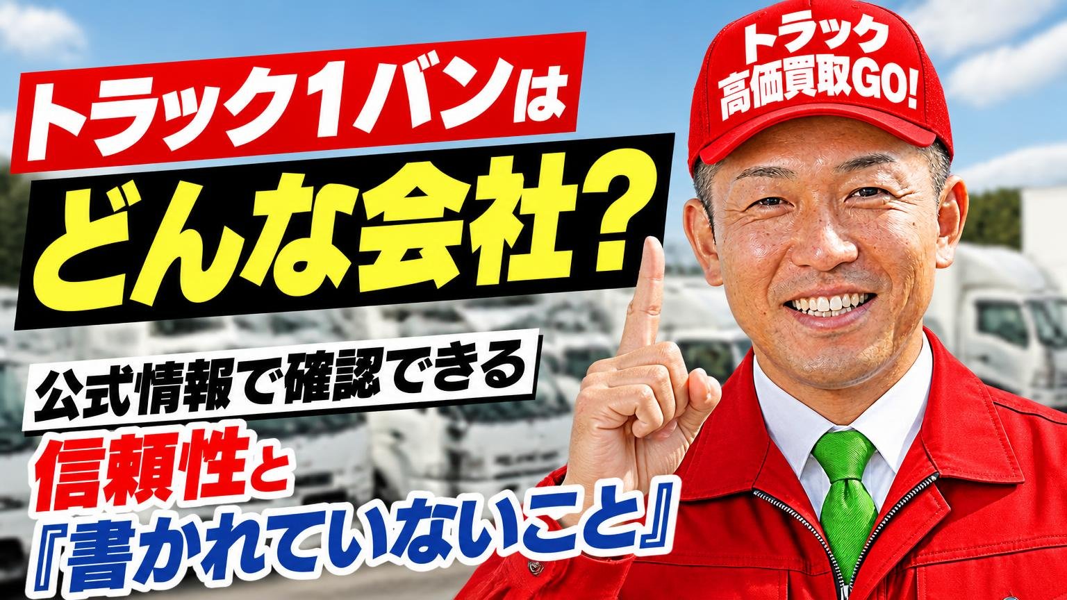 トラック1バンはどんな会社?公式情報で確認できる信頼性と「書かれていないこと」