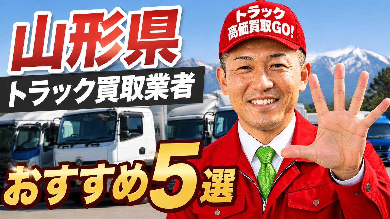 山形県トラック買取業者おすすめ5選