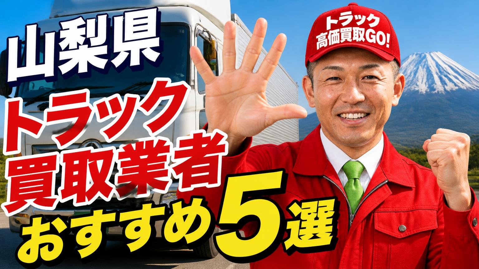 山梨県トラック買取業者おすすめ5選