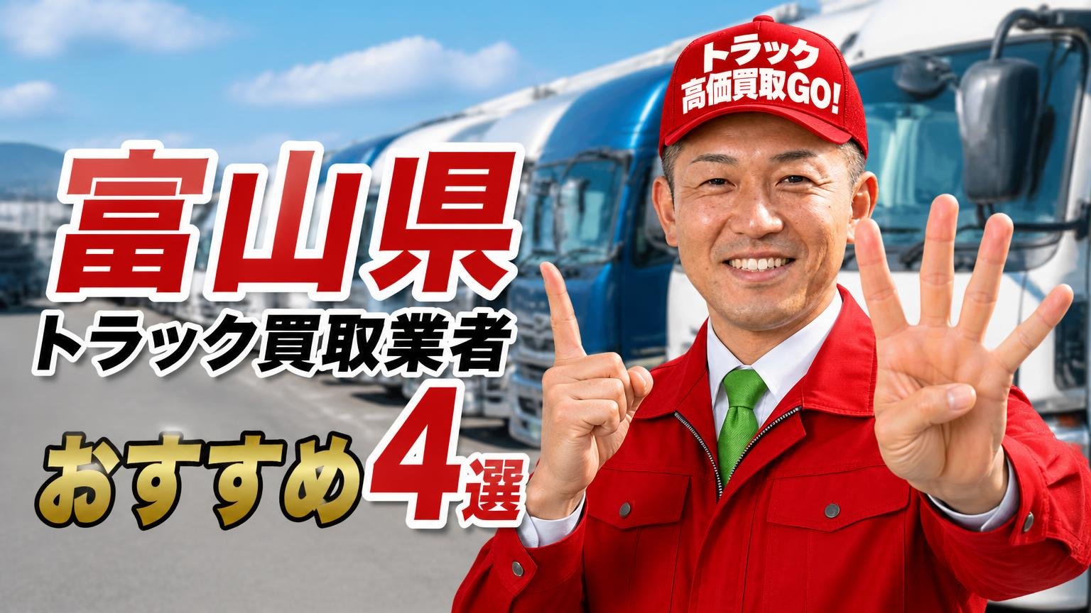 富山県トラック買取業者おすすめ4選