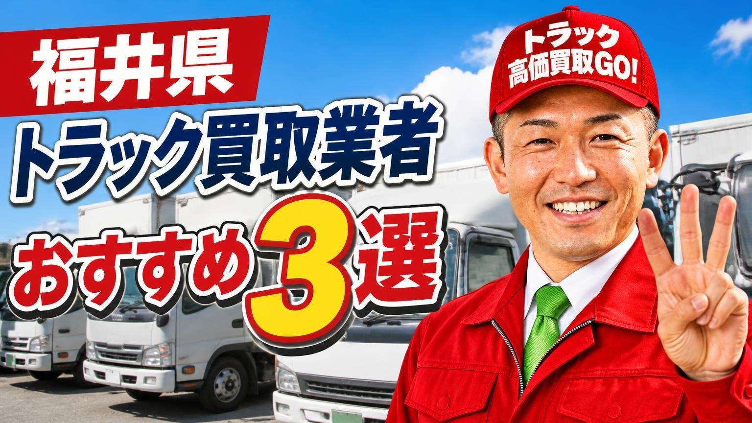福井県トラック買取業者おすすめ3選