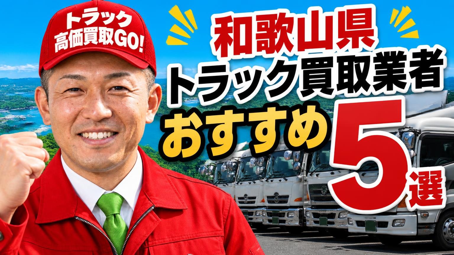 和歌山県トラック買取業者おすすめ5選