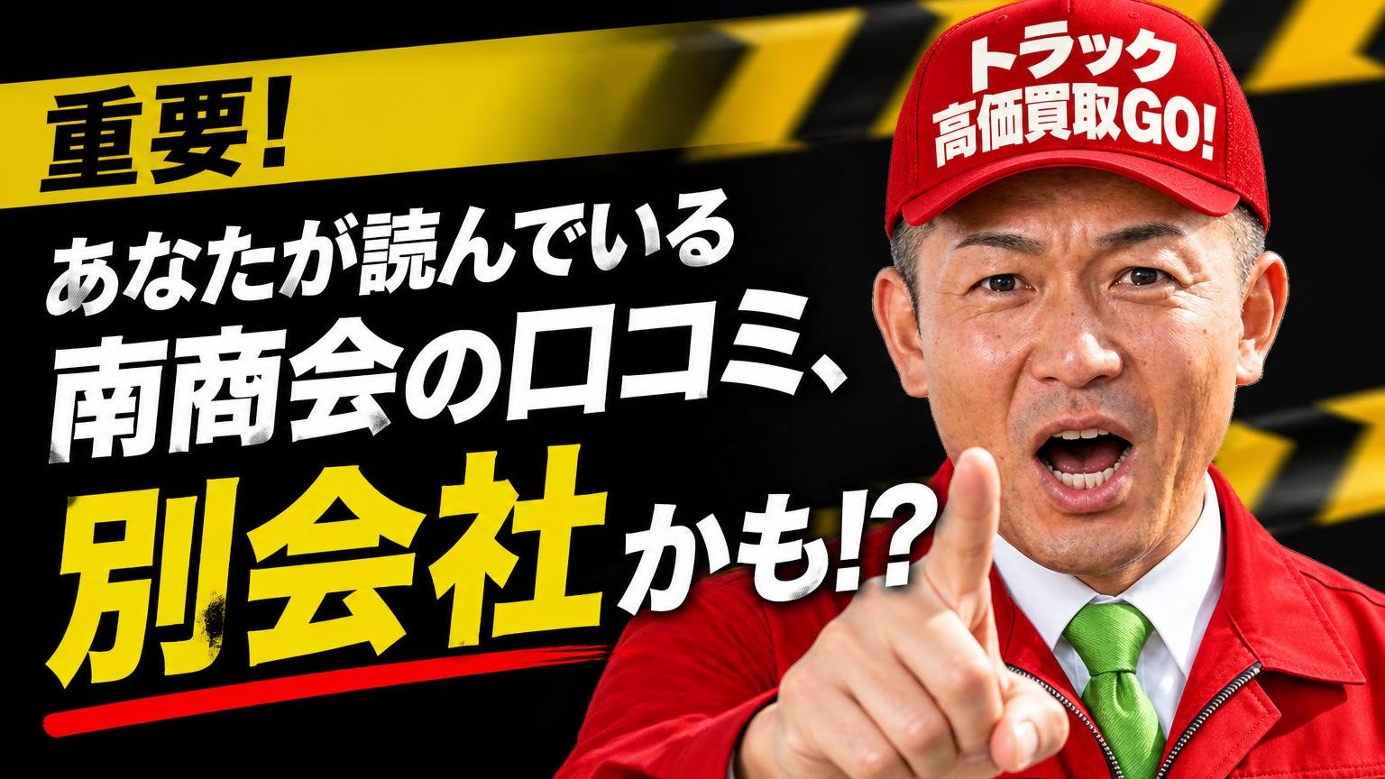 【重要】あなたが読んでいる「南商会の口コミ」、別会社かもしれません