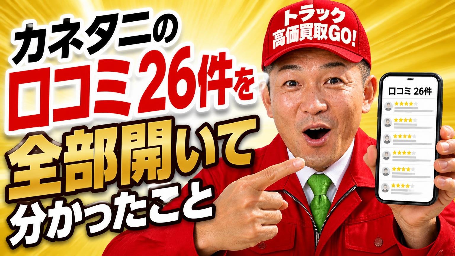 カネタニのGoogle口コミ26件を全部開いて分かったこと