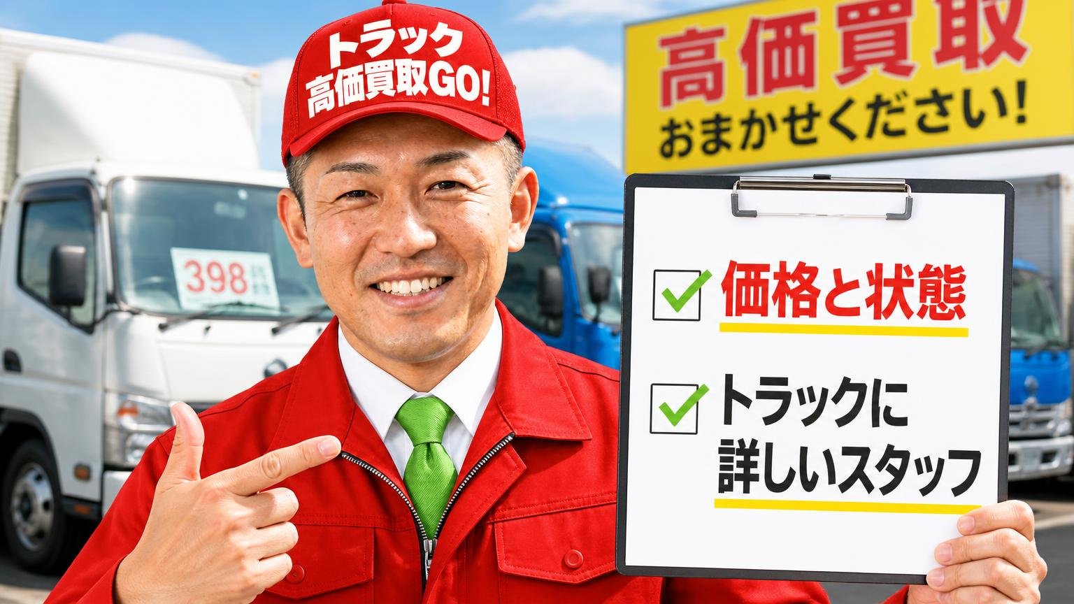良い評判の中身|「価格と状態」「トラックに詳しいスタッフ」に集中している