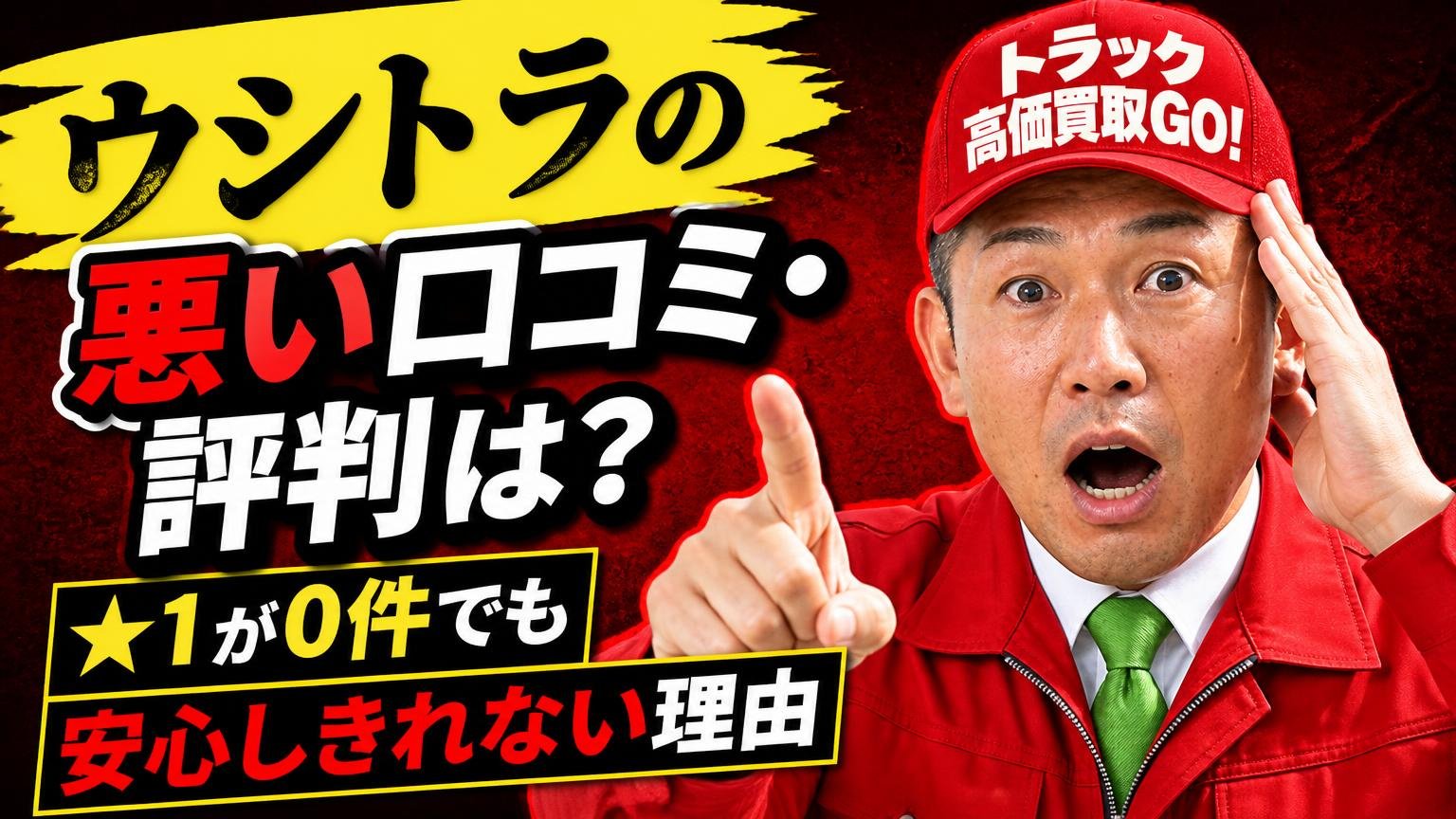 ウシトラの悪い口コミ・評判は？★1が0件でも安心しきれない理由