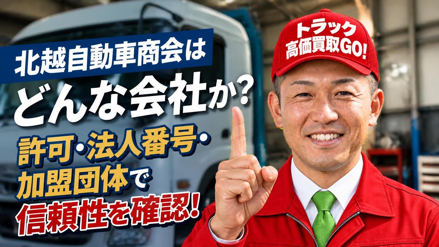 北越自動車商会はどんな会社か｜許可・法人番号・加盟団体で信頼性を確認する