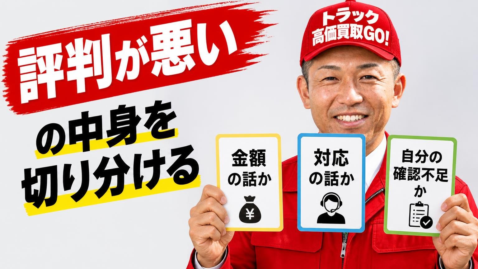 「評判が悪い」の中身を切り分ける｜金額の話か、対応の話か、自分の確認不足か