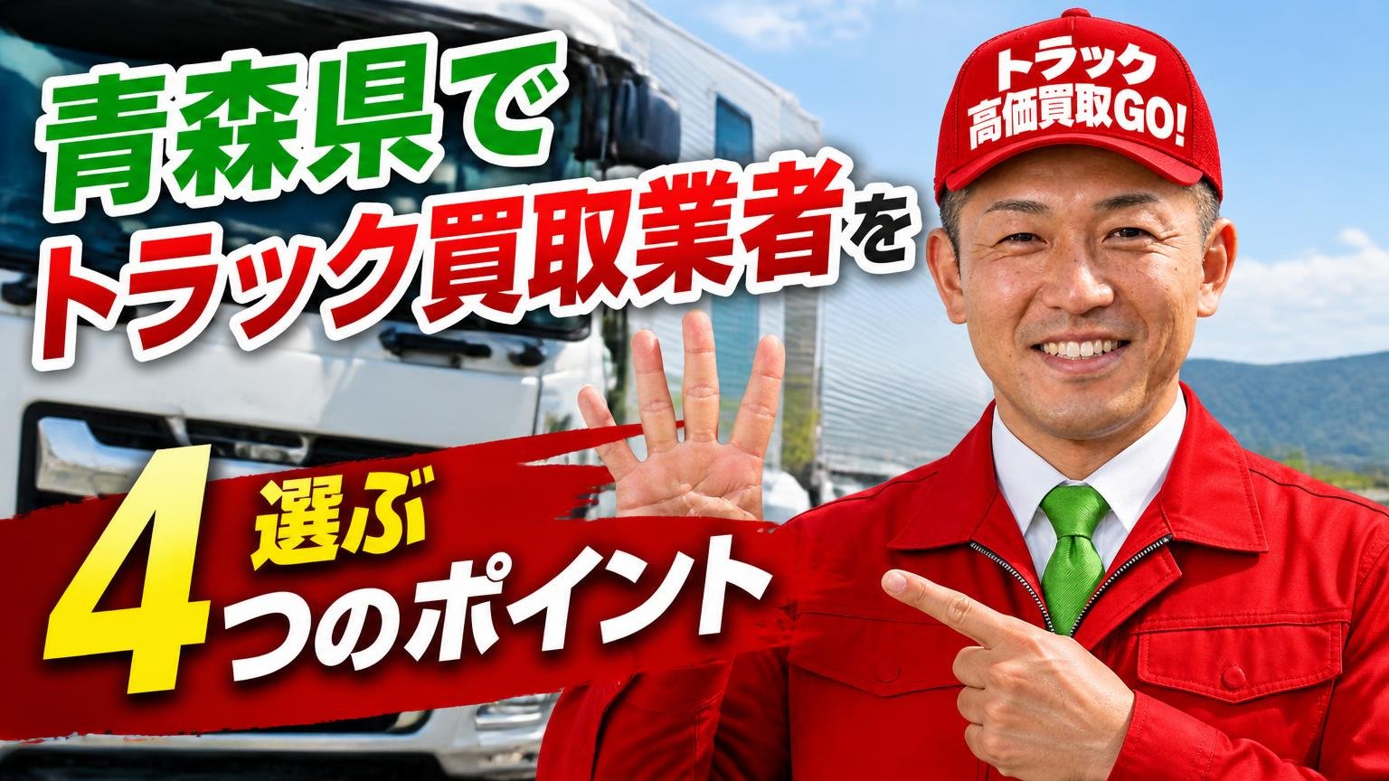 青森県でトラック買取業者を選ぶ4つのポイント