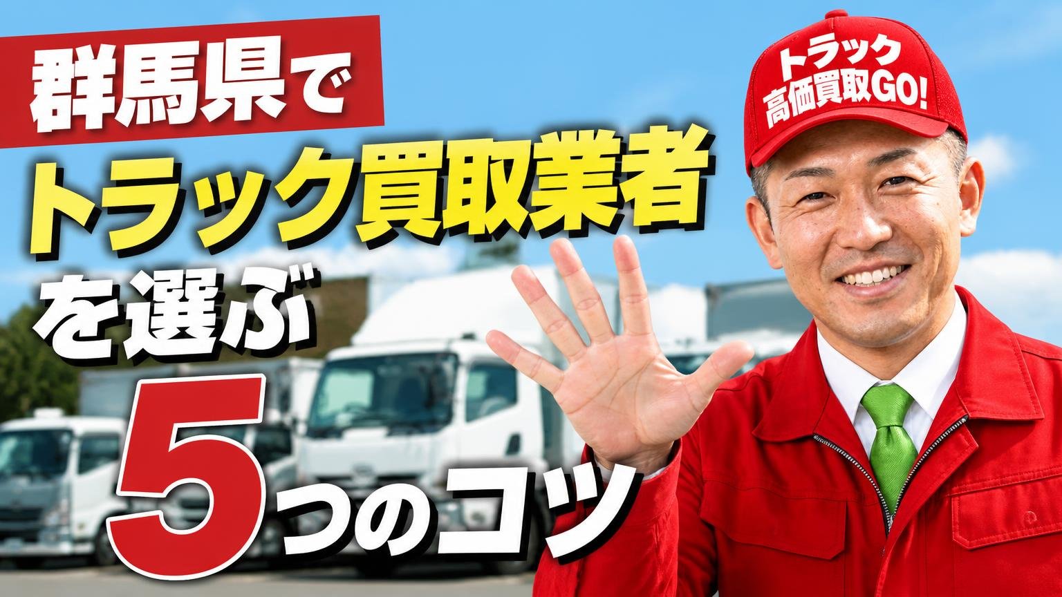 群馬県でトラック買取業者を選ぶ5つのコツ