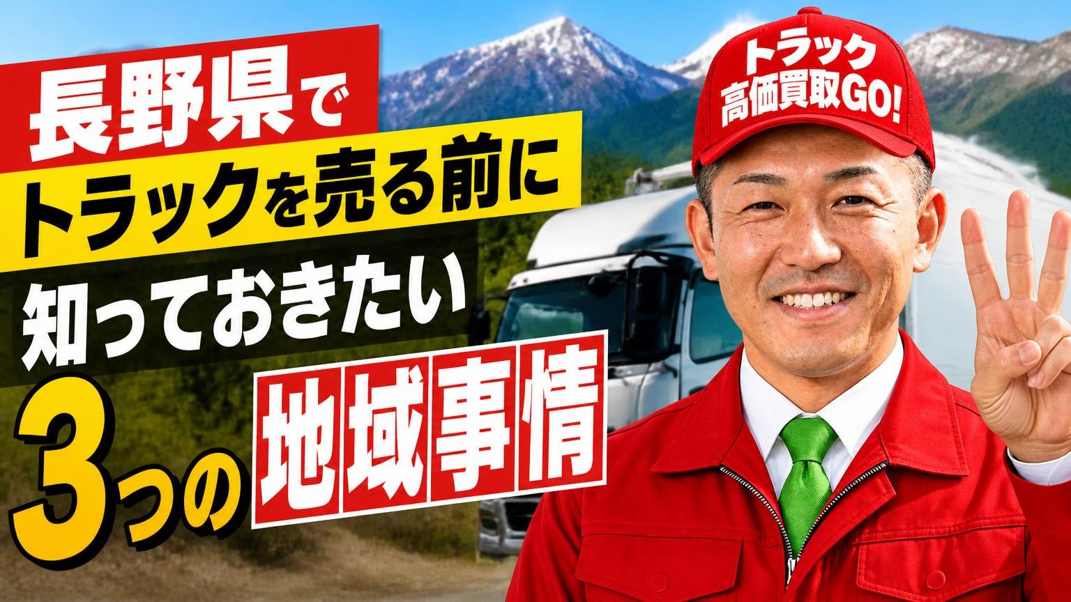 長野県でトラックを売る前に知っておきたい3つの地域事情