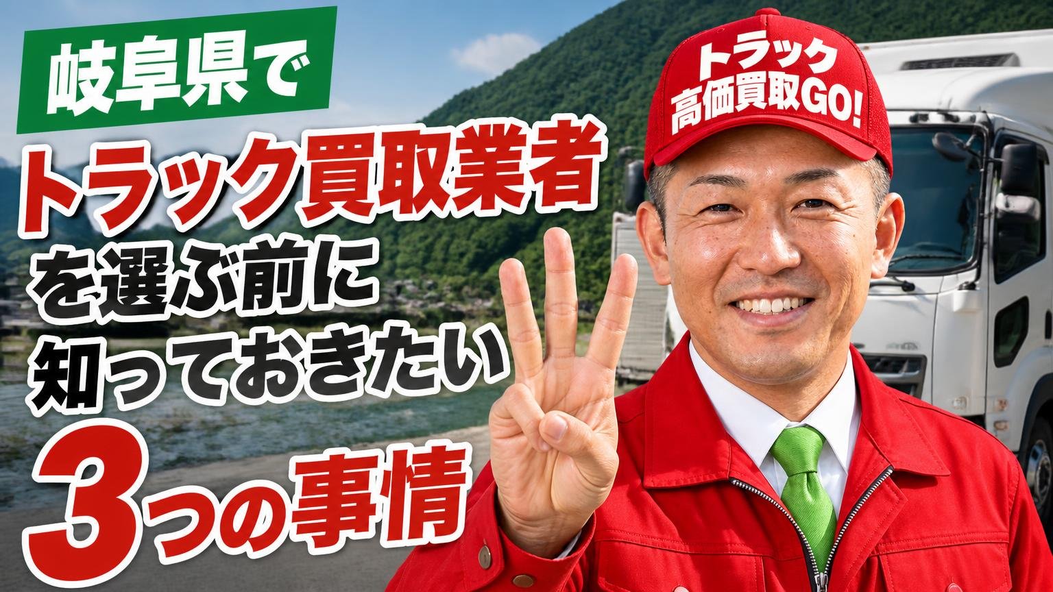 岐阜県でトラック買取業者を選ぶ前に知っておきたい3つの事情